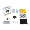 Olight Osight SE DPP red dot sight package contents including user manual, mounting screws, stickers, and cleaning cloth