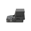 Olight Osight black reflex red dot sight with side elevation and windage adjustments isolated on white background