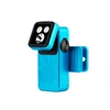 Olight Blue Oclip 2 Pro Clip-on Light Side View with Adjustable Tilting Head for Hands-Free Outdoor and EDC Use