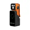Olight Orange and Black Oclip 2 Pro Clip-on Light Front View with Digital Power Display for Outdoor and Everyday Carry