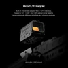 Olight Osight red dot sight showing Micro T1 T2 footprint compatibility and optical center height options on a mount.