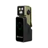 Olight Green Oclip 2 Ultra EDC Light Mounted on Headband Base with LED Battery Display for Hands-Free Outdoor Use