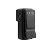 Olight Black Oclip 2 Ultra Clip-on Light Back View Showing Durable Pocket Clip for Hands-free Outdoor Gear Mounting