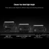 Three optical center height options for OSight R red dot sight including high, lower third co-witness, and low mounts