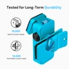 Blue Olight Oclip 2 Pro Clip Light Showing Durable 10000 Tilt and Rotation Cycles for Hands-Free Outdoor Use