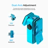 Olight Blue Oclip 2 Pro Clip-on Light featuring 115-degree Tilting Head and 360-degree Rotating Clip for Hands-free Work