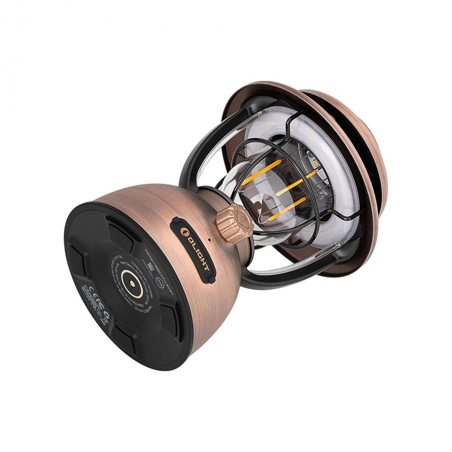 Olantern Classic 2 Pro Smart App Controlled Copper LED Lantern