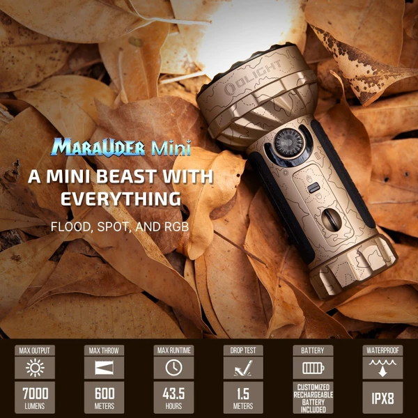 Olight Marauder Mini Powerful Led Flashlight- Olight Canada