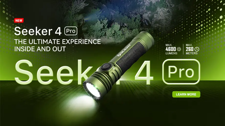 A High Power Flashlight: Olight Seeker 4 Pro