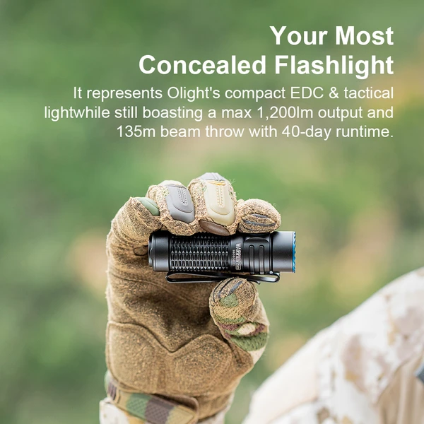 Olight Warrior Nano's most compact rechargeable tactical