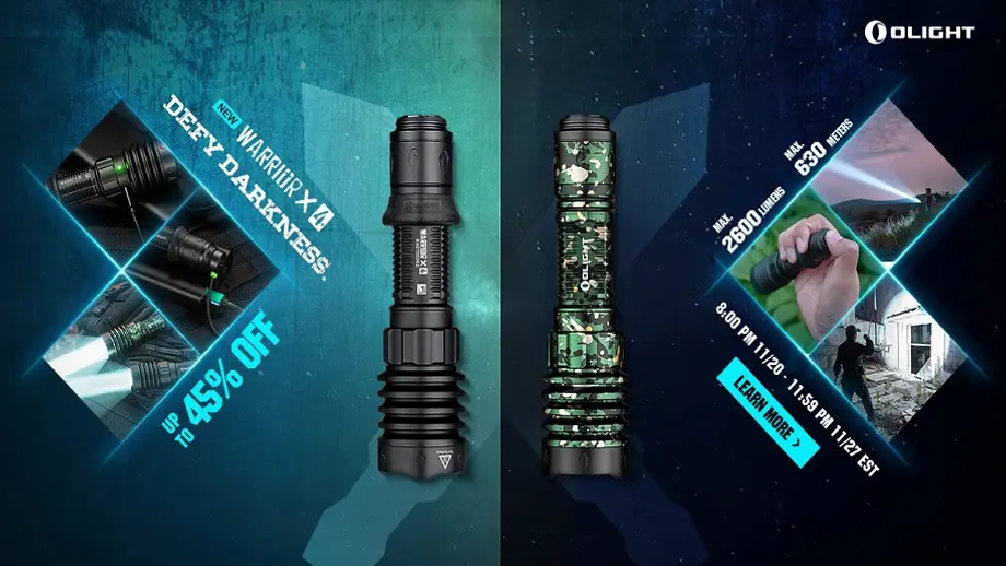 [New Product]Olight Warrior X 4 High-Performance Tactical Flashlight