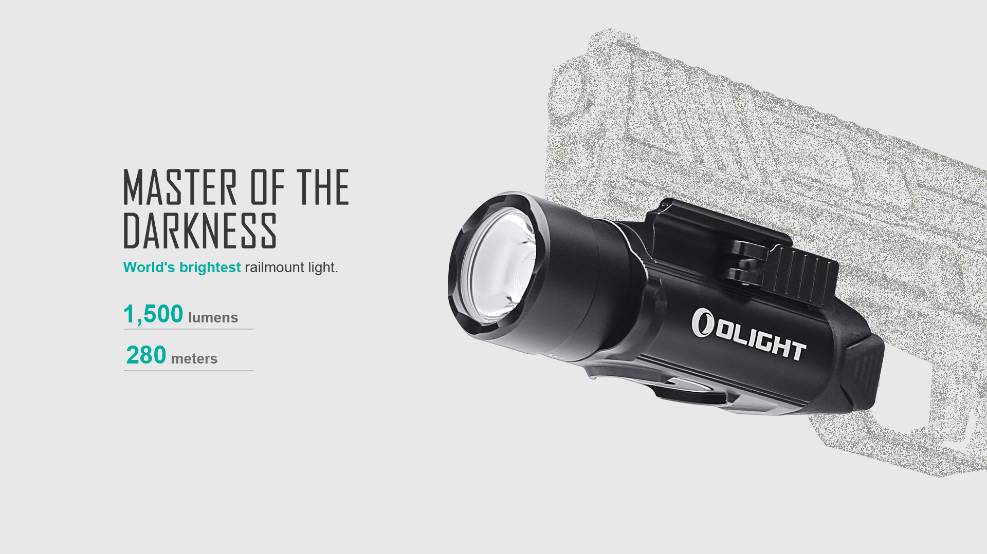 PL-Pro tactical rail light 1500 lumens