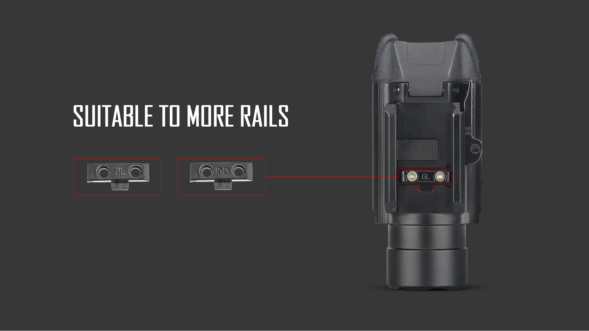 PL-Pro tactical rail light cross-compatibility